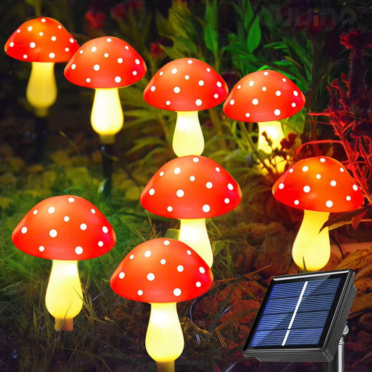 Solar Mushroom Outdoor Garden Light